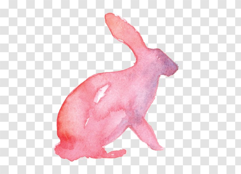 Domestic Rabbit Easter Bunny Watercolor Painting Drawing Transparent PNG