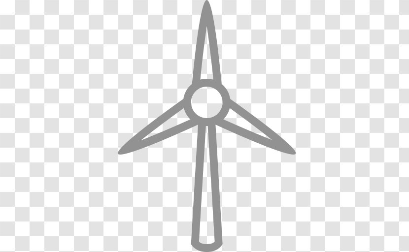 Energy Turbine Wind Power Electricity - Black And White - Romantic Transparent PNG