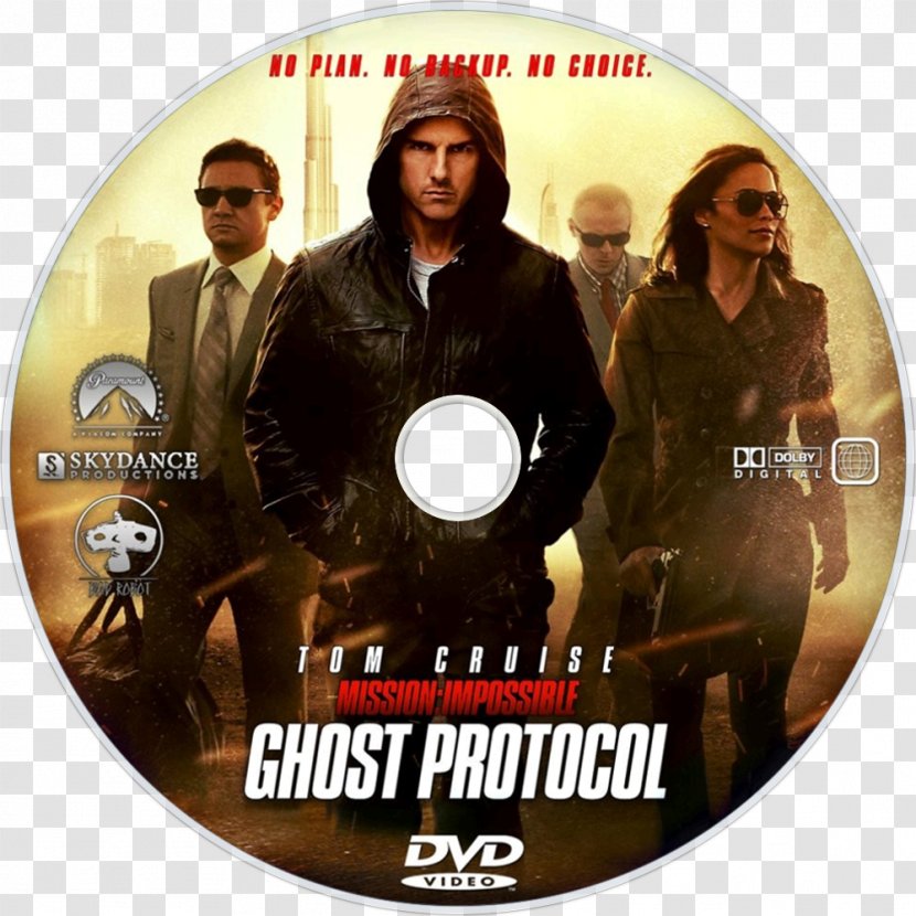 Ethan Hunt Mission: Impossible DVD Blu-ray Disc Film - Tom Cruise - Paula Patton Transparent PNG