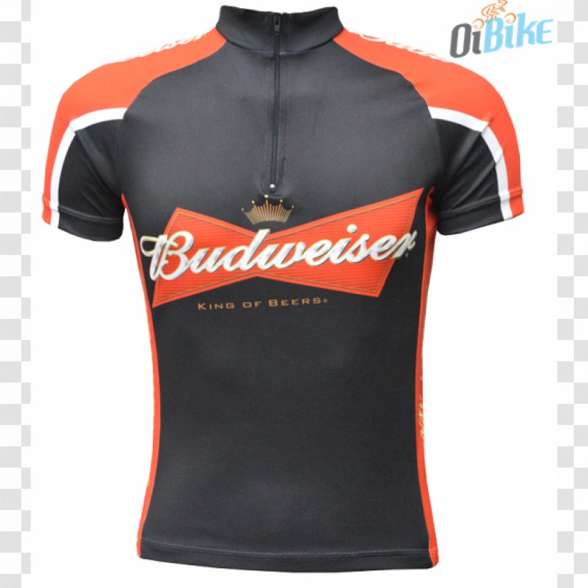 T-shirt Cycling Jersey Budweiser - T Shirt - Ramadan Cannon Transparent PNG