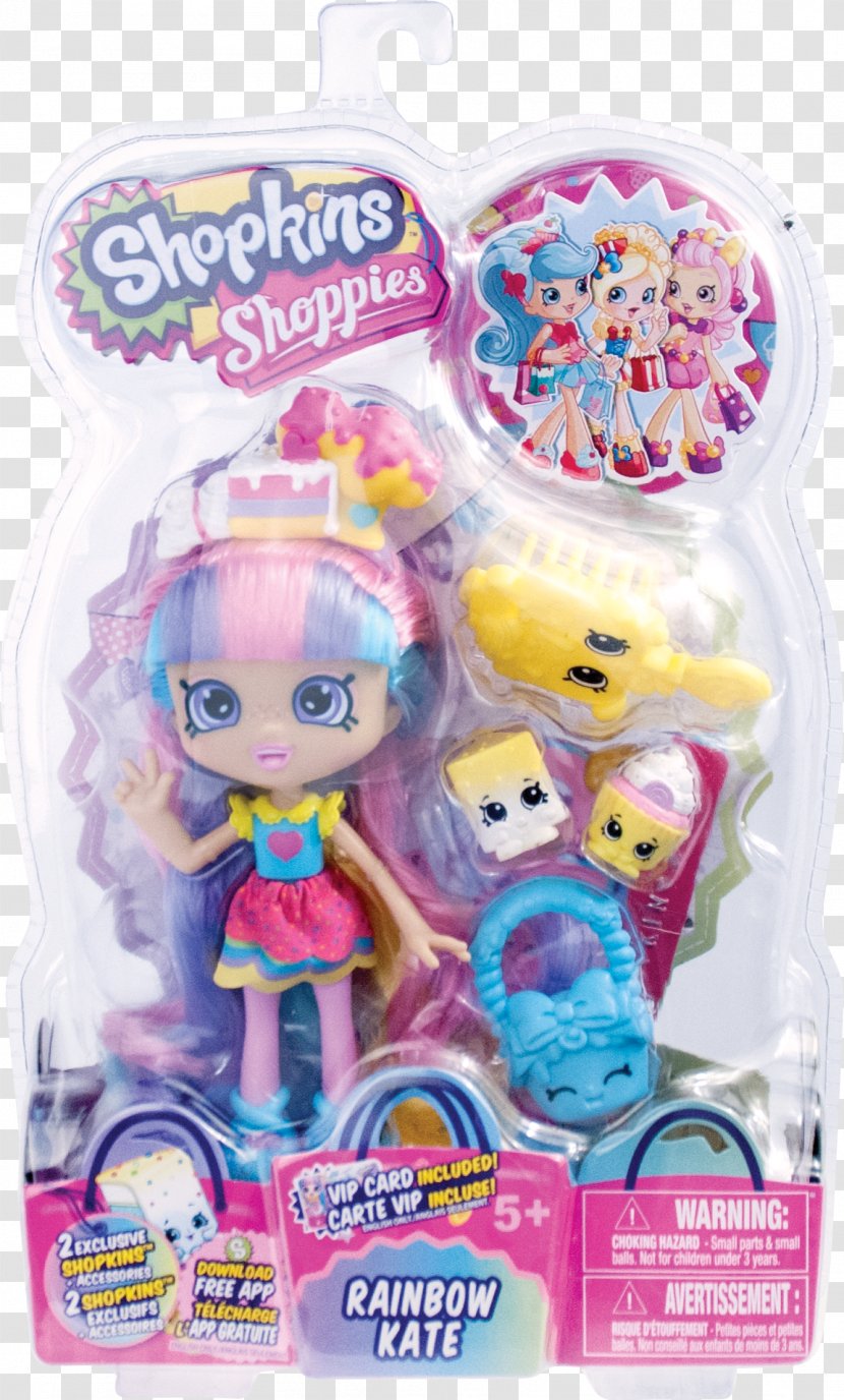 Doll Shopkins Shoppies Rainbow Kate Toy Cake Transparent PNG