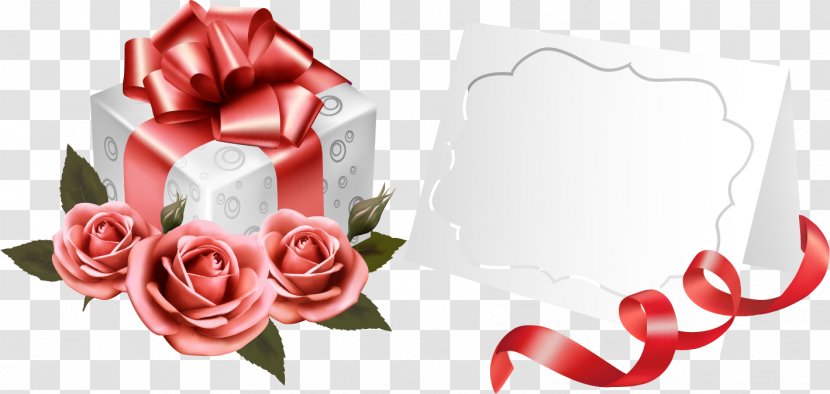 Rose Flower Greeting & Note Cards Gift - Floristry Transparent PNG