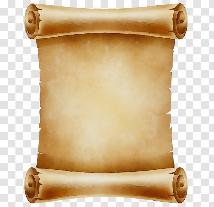 Scroll - Watercolor - Wet Ink Transparent PNG