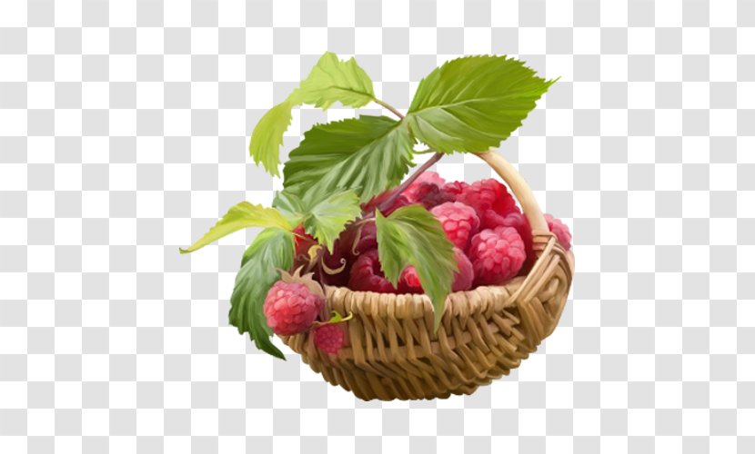 Raspberry Basket - Auglis - A Of Transparent PNG
