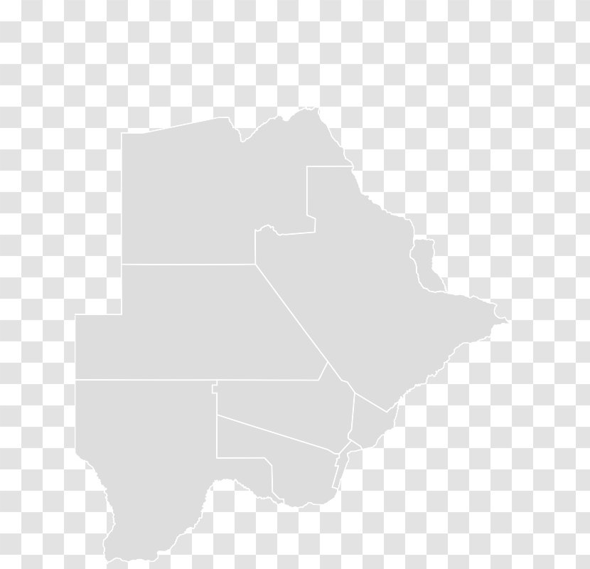 Botswana South Africa Map Cartography Vector Graphics - Southern - Blank Directions Transparent PNG