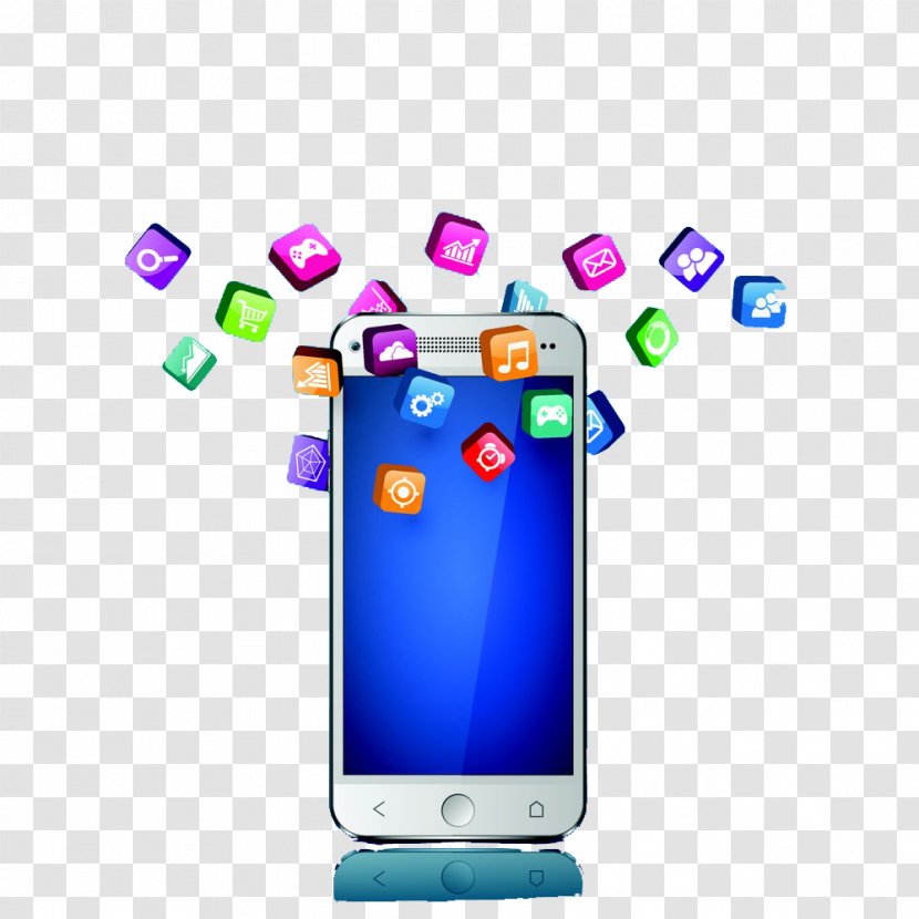 Smartphone Internet Of Things Mobile Phone Android App Development - Computer - Free HD Button Buckle Material Transparent PNG