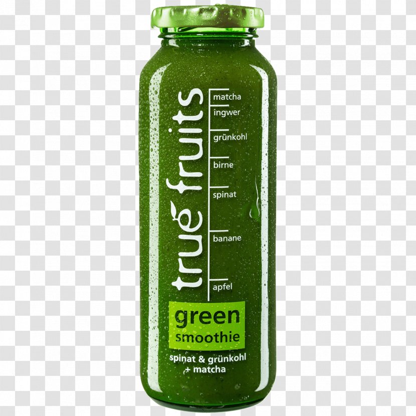 True Fruits Green Smoothie Juice Tea - Liquid Transparent PNG