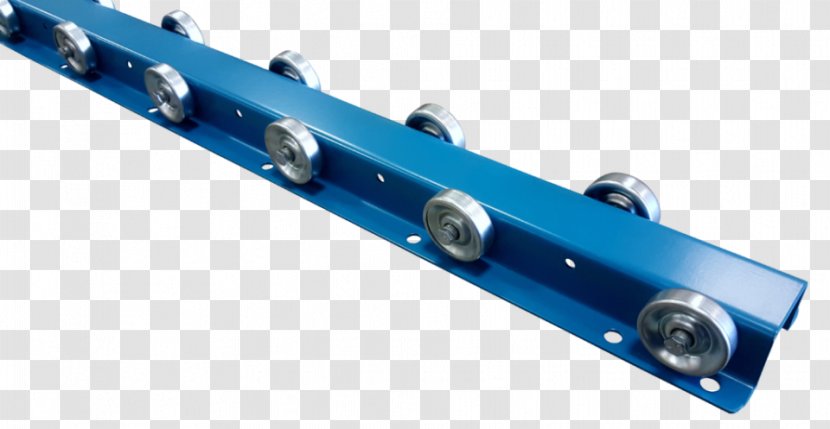 Rail Transport Conveyor System Track Lineshaft Roller Belt - Industry - Chain Parts Transparent PNG
