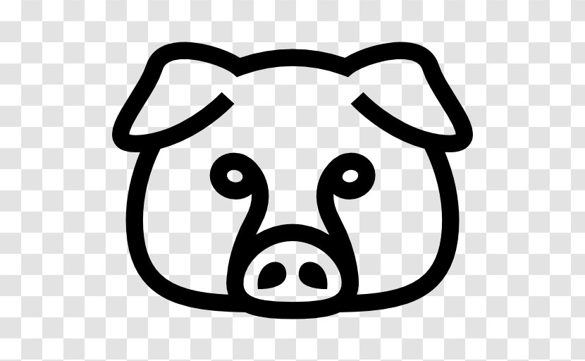 Pig Felidae Clip Art - Facial Expression - Vector Transparent PNG