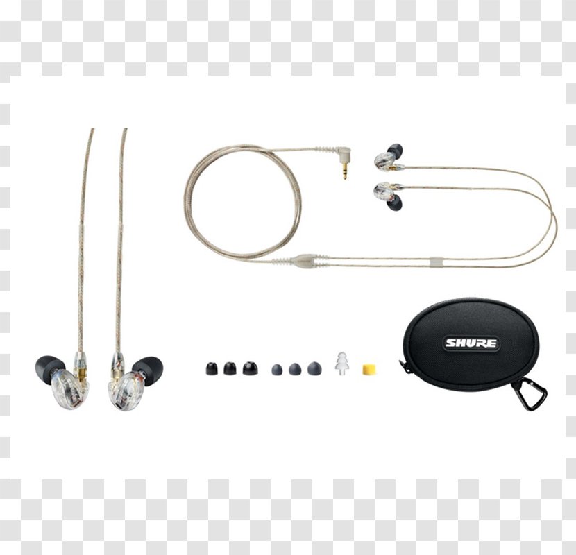 Shure SE315 SE215 Headphones SE425 - Headset Transparent PNG