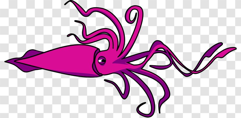 Giant Squid Clip Art - Flower - Organism Transparent PNG