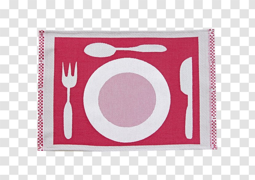 Place Mats Rectangle Textile - Pink - Table Checks Transparent PNG