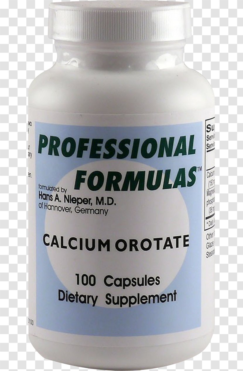 Dietary Supplement Bone Decalcification Calcium Food Lithium Orotate - Muscle Transparent PNG