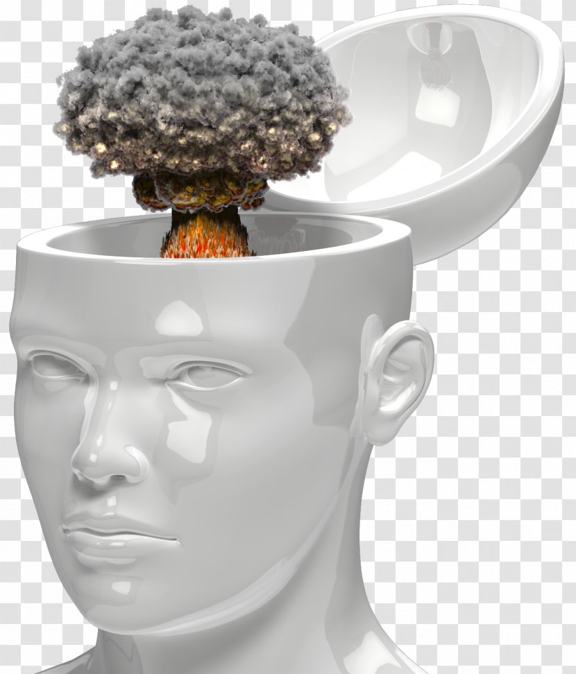 Clip Art Animated Film Brain Explosion Drawing - Skull - Learning From Other Transparent PNG