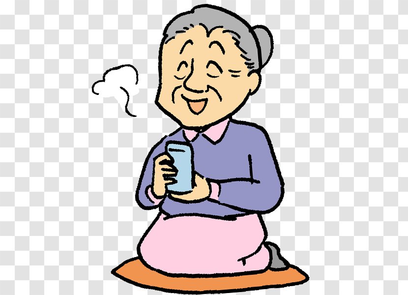 Tea Drinking Laughter Facial Expression Face - Honey - Grandmother Transparent PNG