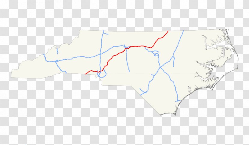 Line Map Angle - Area - Interstate Transparent PNG