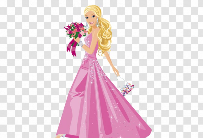 Barbie Doll Toy Dress Clothing - The Diamond Castle Transparent PNG