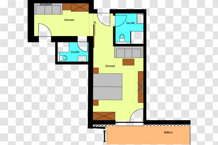 Hotel Enzian In See Im Paznauntal Suite Bedroom Apartment - Floor Plan Transparent PNG