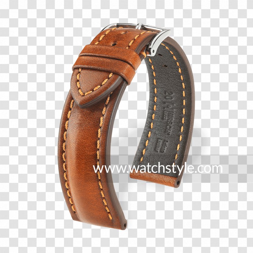 Watch Strap Leather Lucca Gold - Brown - Alligator Transparent PNG