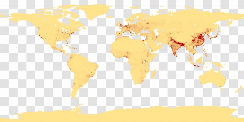 World Map Human Overpopulation Geography - Spruson Ferguson - Population Transparent PNG