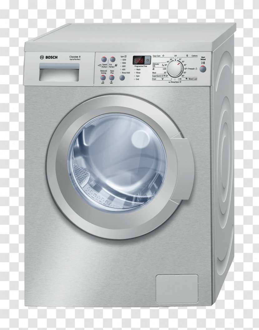 Washing Machines Home Appliance Robert Bosch GmbH WAQ2836SGB Laundry - Room - Machine Transparent PNG