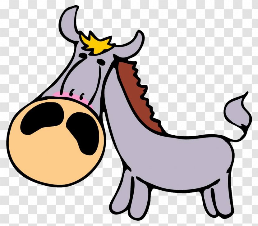 Cartoon Illustration - Area - Big Nose Mule Transparent PNG