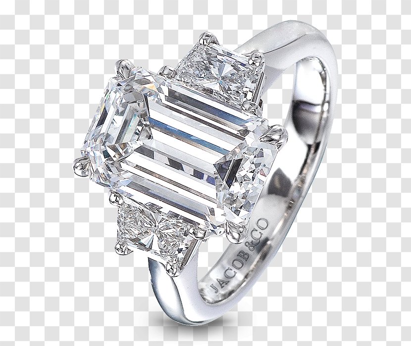 Diamond Cut Earring Sapphire Engagement Ring - Jewellery - Trillion Settings Transparent PNG