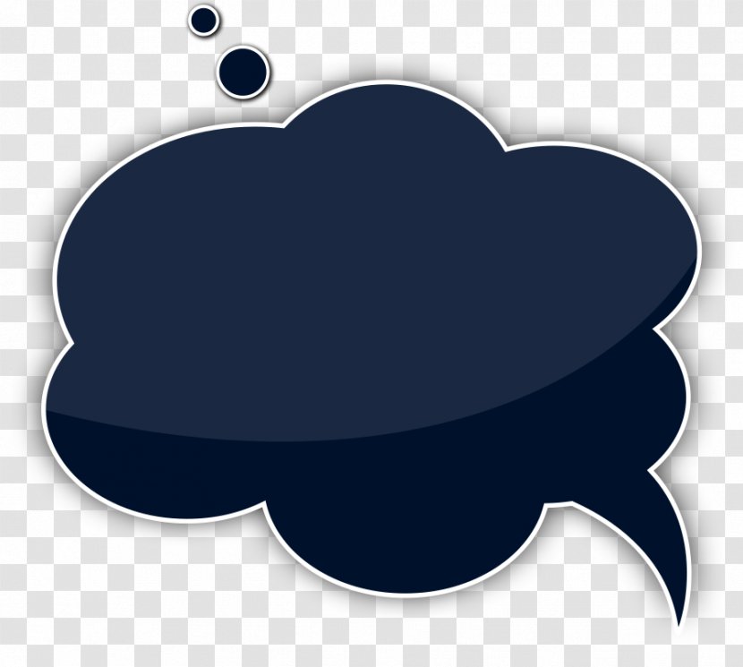 Speech Clip Art - Electric Blue - Free Bubble Transparent PNG