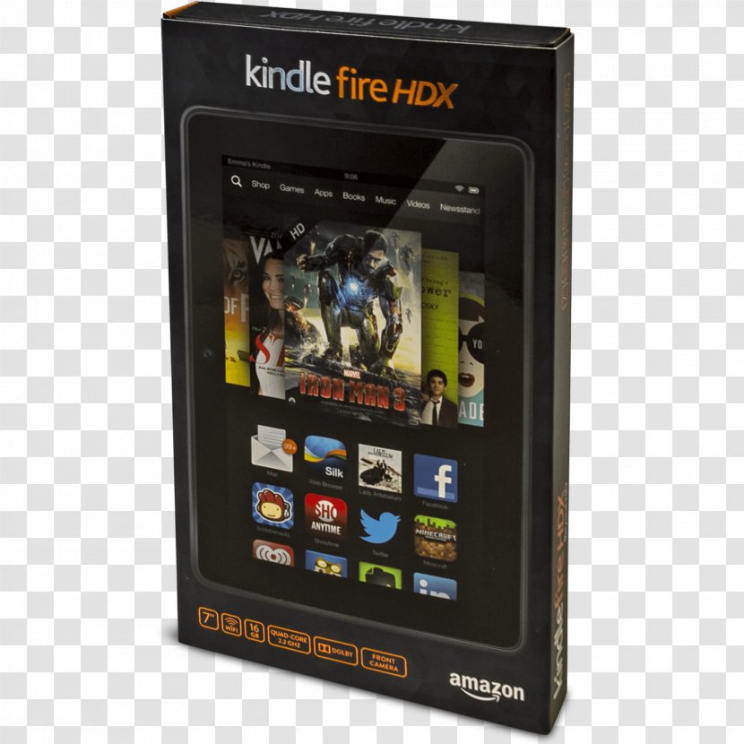 Amazon.com Mobile Phones Amazon Kindle Oasis Voyage Handheld Devices - Technology - Fire Hdx Transparent PNG