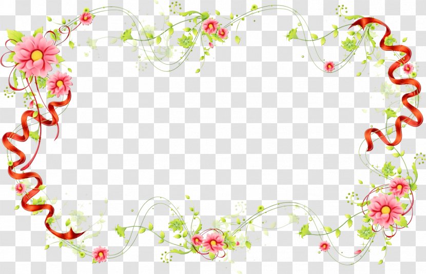 Floral Wedding Invitation Background - Design - Picture Frame Pink Transparent PNG