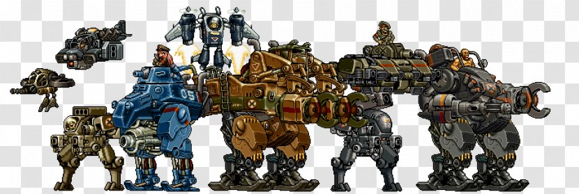 Pixel Art Mecha DeviantArt Artist - Metal Slug Sprite Transparent PNG