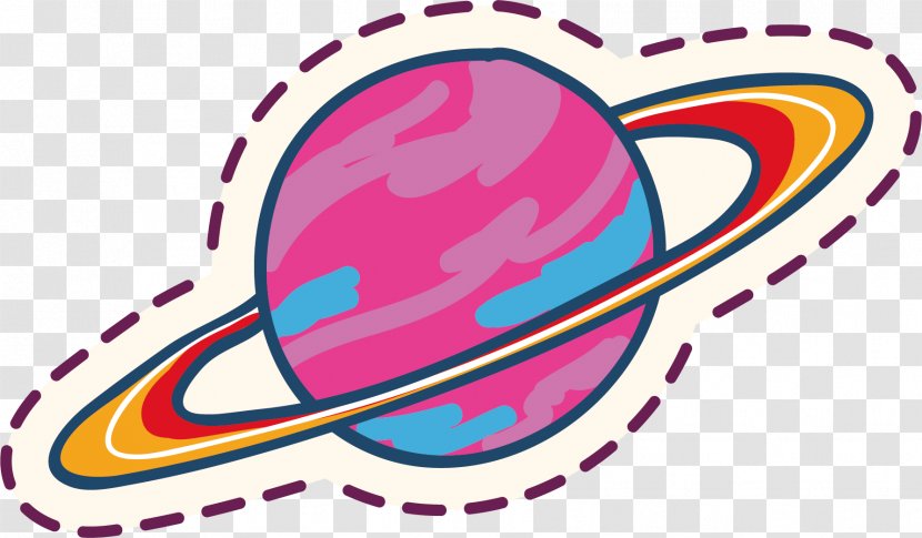 Graphic Design - Silhouette - Vector Colored Planet Transparent PNG