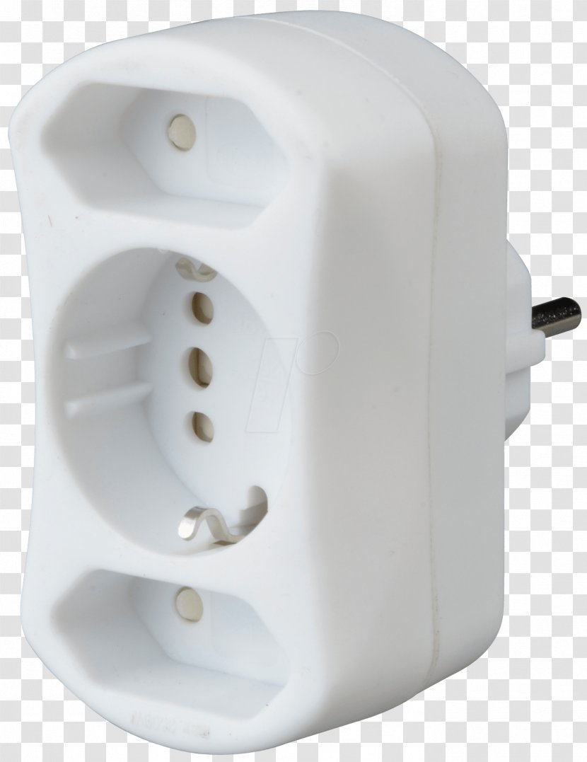 Adapter AC Power Plugs And Sockets Styk Ochronny Kopp Network Socket - Bialy - Divisor Transparent PNG