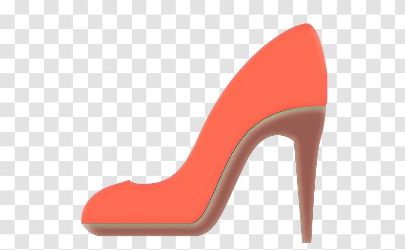 Orange Background - Heel - Carmine Peach Transparent PNG