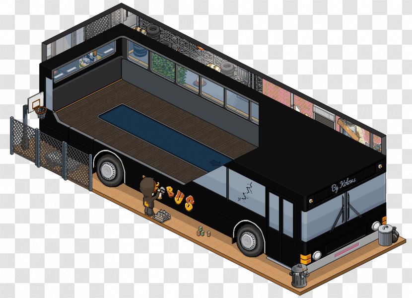Habbo Game Bus Mode Of Transport Lightpics - Interaction - Reception Transparent PNG