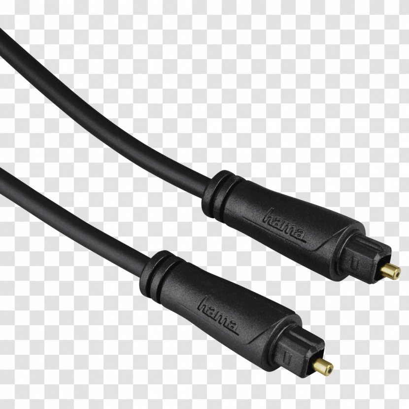 Optical Fiber Electrical Cable TOSLINK Optics Audio Signal - Internet Transparent PNG