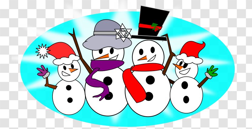 Clip Art Christmas Openclipart Image Illustration - Family - Snowman Project Transparent PNG
