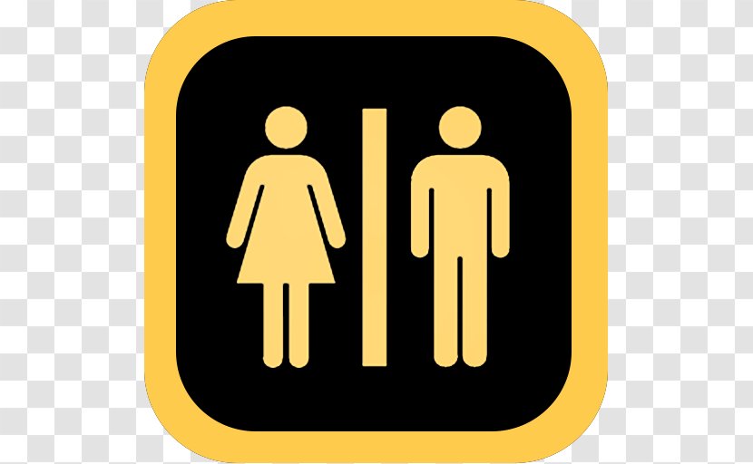 Public Toilet Bathroom Flush - Signage - Bath Transparent PNG