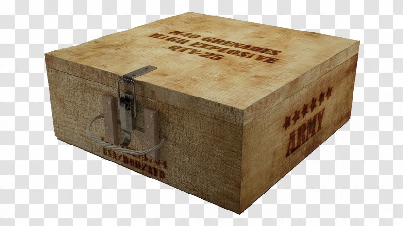 Ammunition Box Grenade - Watercolor - Beige Square Transparent PNG