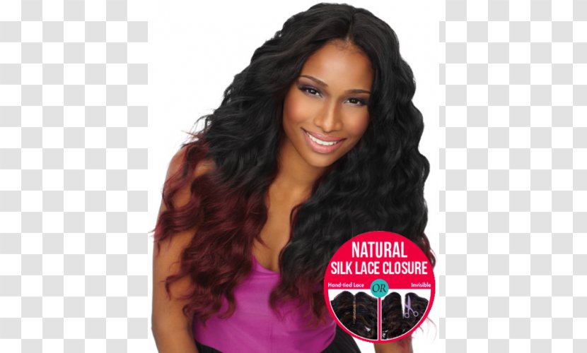 Lace Wig Artificial Hair Integrations Hairstyle - Brown Transparent PNG