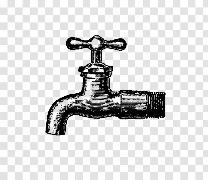 Tap Water Valve Sink Clip Art - Hardware Transparent PNG