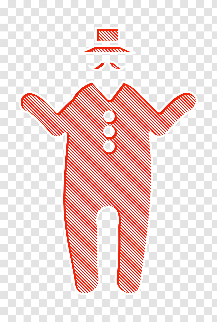 Business Icon Fat Man With Hat And Moustache Icon Humans 2 Icon Transparent PNG