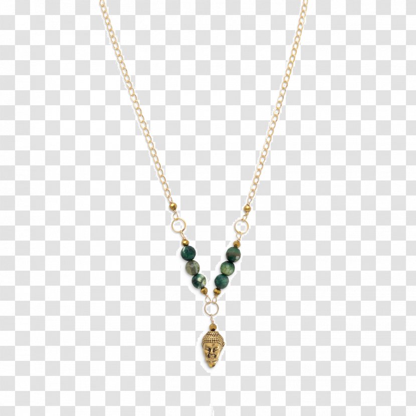 Locket Necklace Gemstone Agate Green Transparent PNG