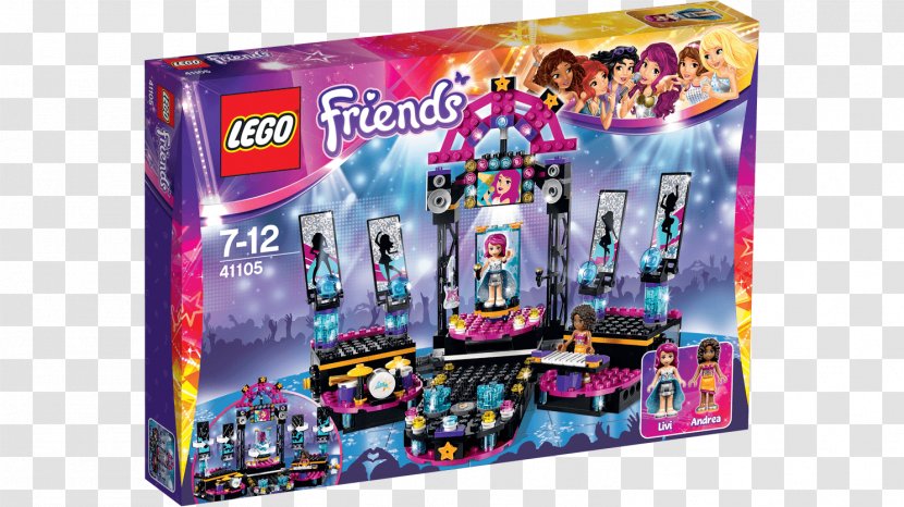 LEGO Friends 41105 Pop Star Show Stage Toy Hamleys - Lego 41107 Limo Transparent PNG