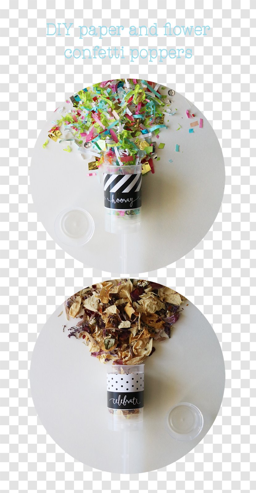 Tableware - Confetti Floral Design Transparent PNG
