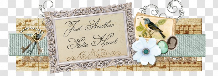 Paper Floral Design Picture Frames Font - Text - Sea Anemone Transparent PNG