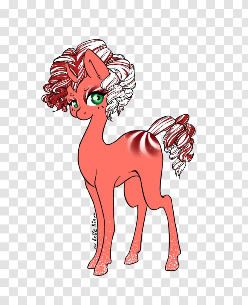 Horse Clip Art Illustration Muscle Pattern - Flower - Christmas Pony Candy Canes Transparent PNG