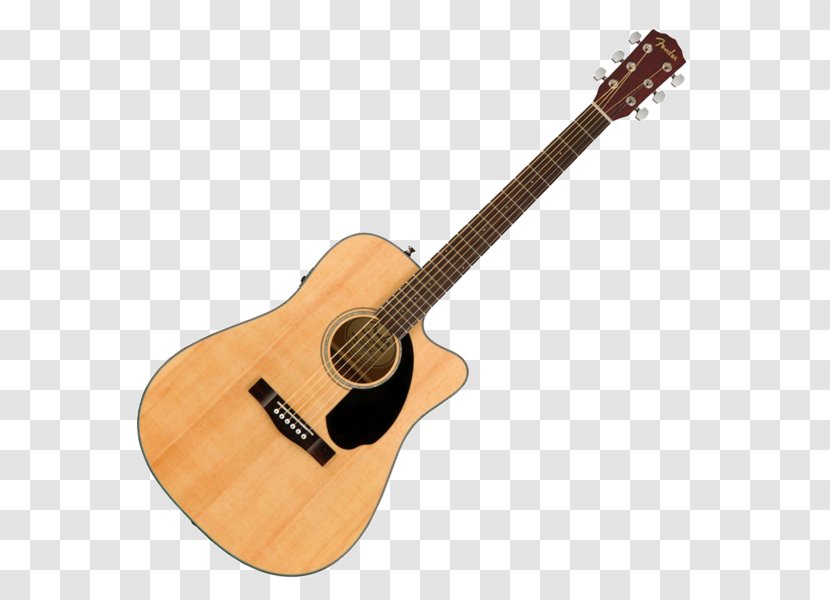 Fender Musical Instruments Corporation Acoustic Guitar CD-140SCE Acoustic-Electric - Watercolor Transparent PNG