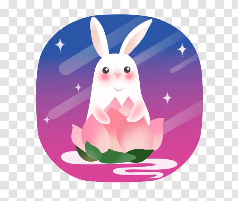 Mooncake Mid-Autumn Festival Moon Rabbit - Autumn - Cartoon Transparent PNG