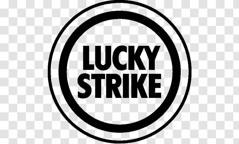 Lucky Strike Logo Brand - Text - Design Transparent PNG